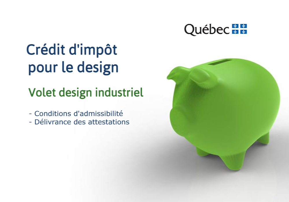 Crédit d’impôt pour le design - volet design industriel - Association